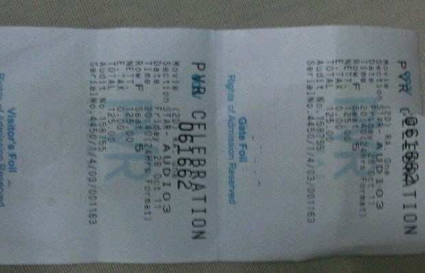PVR tickets blunder, embarrassed family
