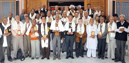  280 pensioners honored for their contribution in Society