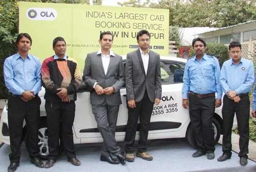 Ola mobile application to book cabs, now available in Udaipur