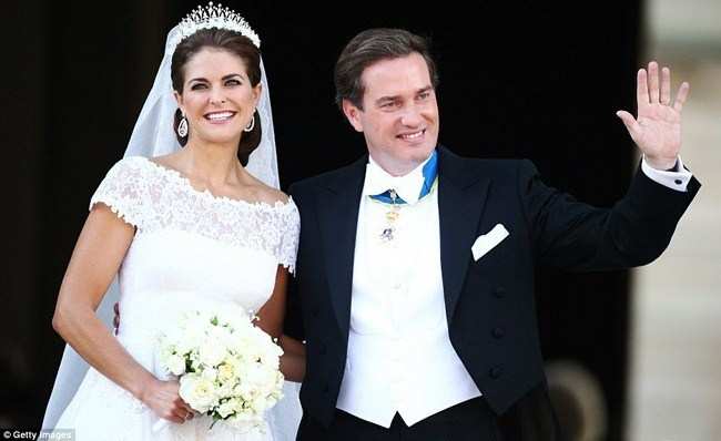 Shreeji attends Royal Wedding of Swedish Princess Madeleine