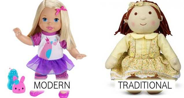 Traditional Toys vs. Modern Toys