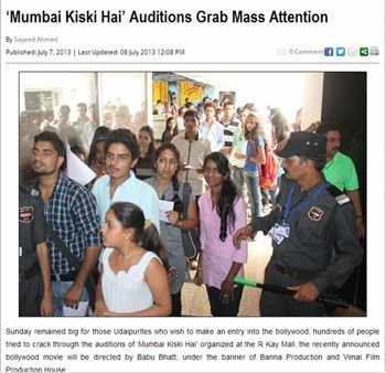Mumbai Kiski Hai: Dance Audition on 10th July