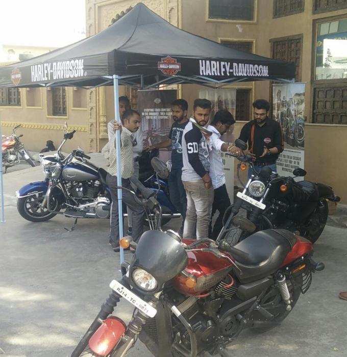 Harley – Bike display and test ride concludes at Udaipur