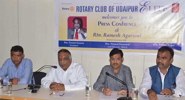 Rotary Club to make 1 Lac Happy Schools by 2017