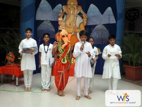 Vinayak Charturthi Celebration at Witty International School, Udaipur