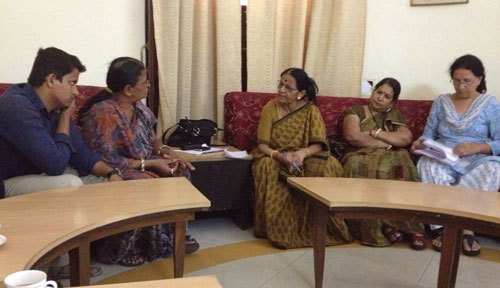 Lad Kumari Jain visits Udaipur, attends public hearing