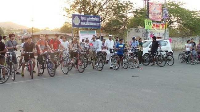 Harawal Cycle Rally: Udaipurites pledge to use Cycle at least once a week