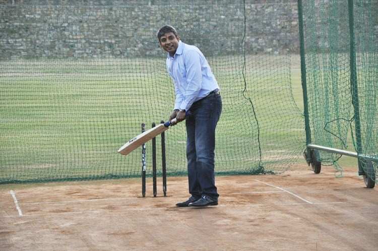 Ajay Jadeja Inaugurates New Cricket Pitch in Udaipur