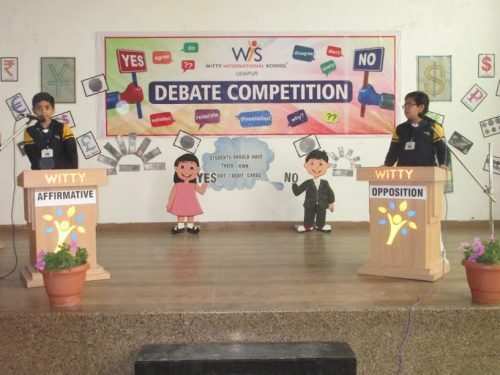 Debate competition organised at Witty