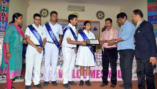 Swearing-In ceremony organized of DPS Interact Club