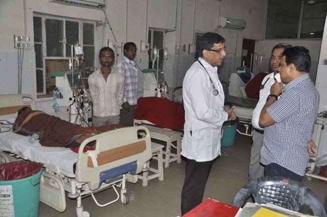 District Collector Inspects Hospital and Colonies