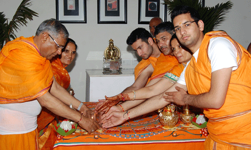 Jain Muni Shri visits Wonder Cement