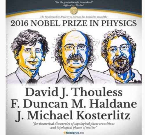 Nobel 2016 in Physics Winners reveal Exotic Secrets through Research