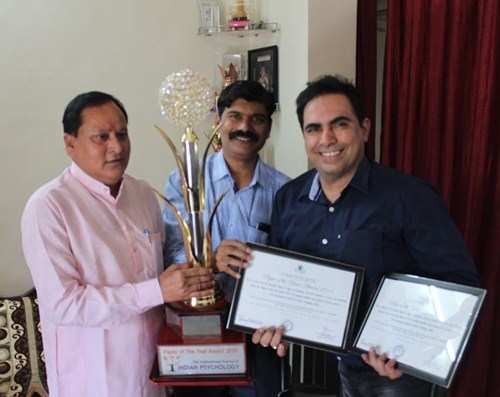 Dr Arvinder Singh & Dr Chaudhary Bag National Award in Psychology For SETP