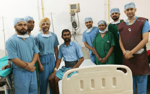 Operated Successfully for a Re-Exploration of Spine Surgery