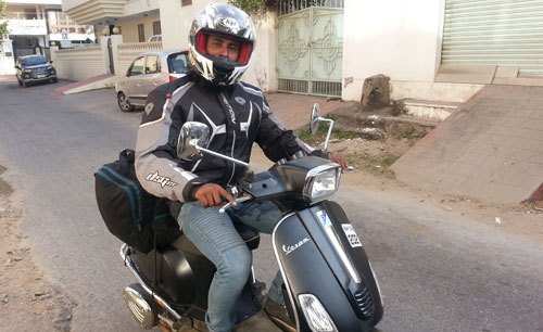 Pune rider explores India on Vespa, reaches Udaipur