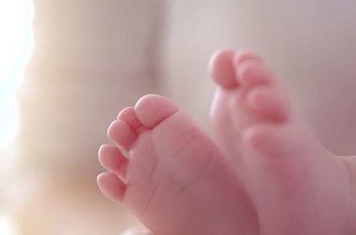 New born Girl child left abandoned at Hospital compound