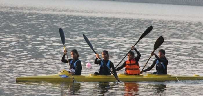 Rajasthan Women Team on 5th Position in National Kayaking & Canoeing Tournament