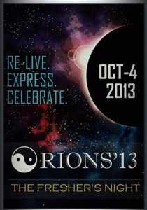 Orions’ Night ’13: Fresher’s Day Celebration at SPSU
