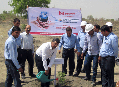 Environment Day Celebrations organized at Wonder Cement