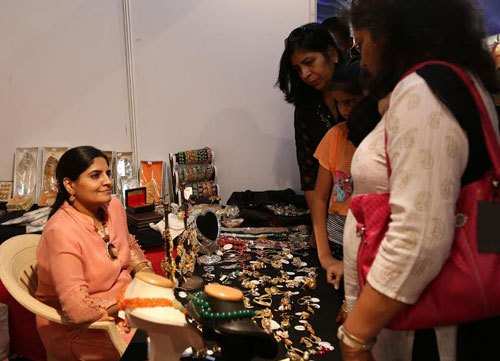 Fashion Jewelry attract customers at Eva Trade Fair