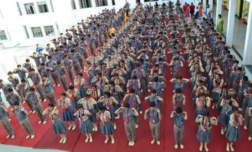4th International Yoga Day celebrated at Seedling Udaipur