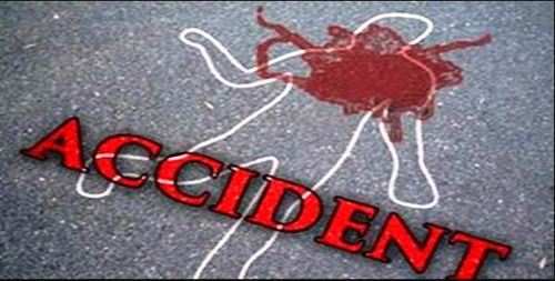 Lady killed in accident outside Savina Krishi Mandi