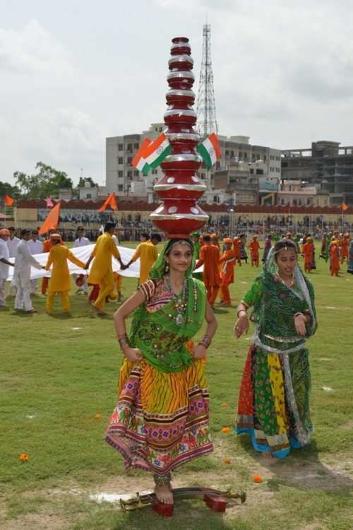 Grand Independence Day celebrations held at Gandhi Ground