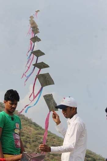 151 Kites Glided for Team India on Nirjala Ekadashi