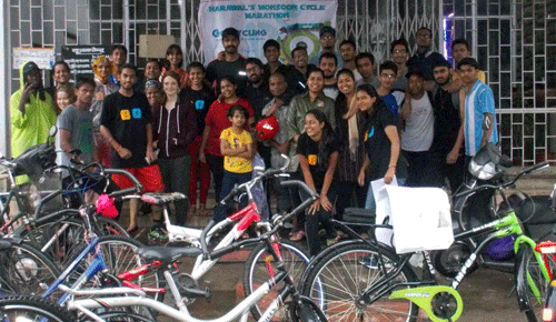 City observes Cycle Marathon by Harawal Cycle Initiative