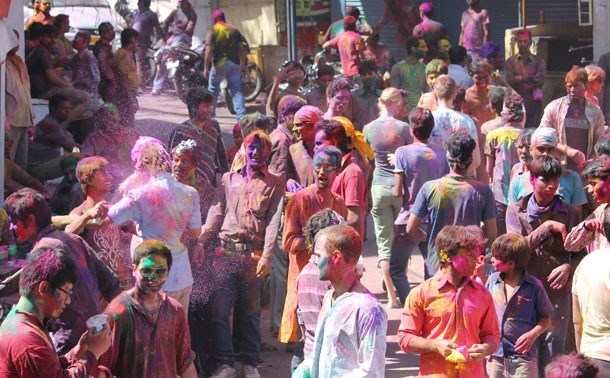 [Photos] Holi Celebrations in Udaipur
