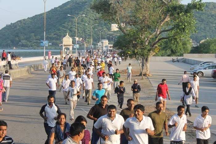Udaipur Runs for Heart: Marathon held on World Heart Day