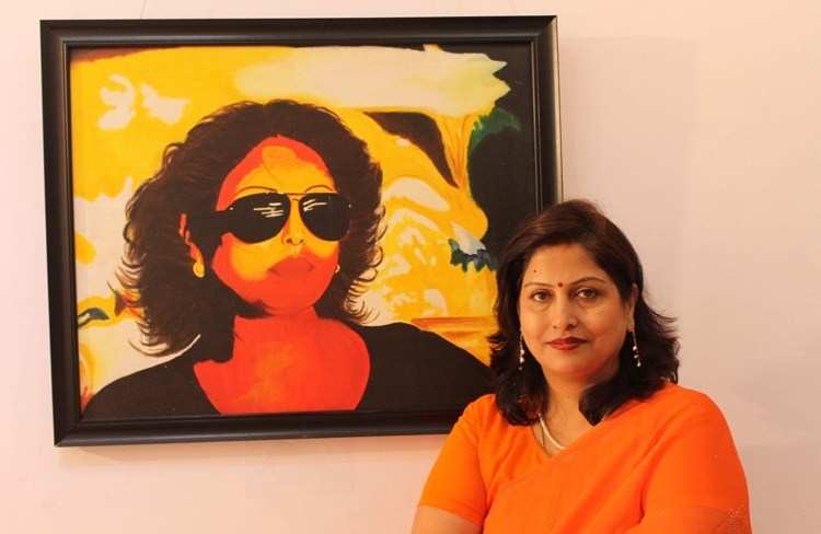 "Sandalwoods Lines": Painting Exhibition Starts at Bagore Ki Haveli