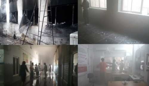 Cancer Ward at MB Hospital engulfed in flames – Home Guard and Resident Doctors pull patients to safety