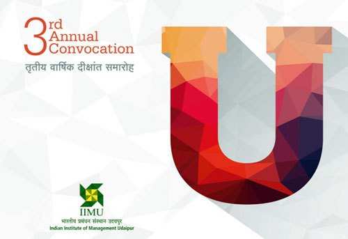 3rd Annual Convocation of IIM Udaipur