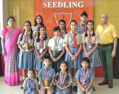 Seedling students secure top ranks in Handwriting Olympiad