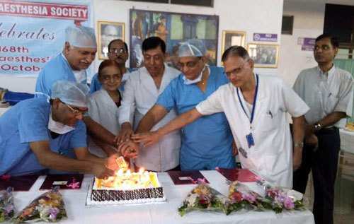 Udaipur doctors mark World Anesthesia Day