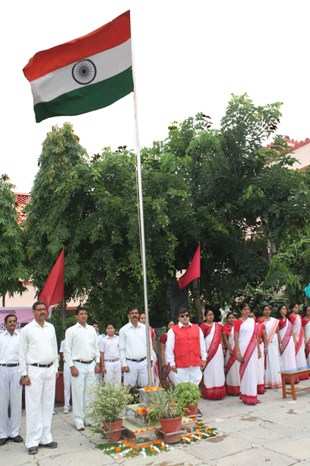67th Independence Day celebrated with utmost pomp at Alok School