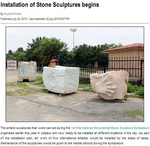 Mayor requests relocation of Sculptures