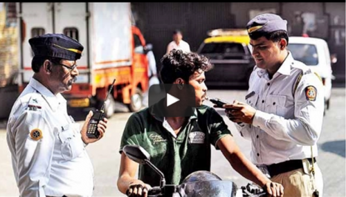 Video goes Viral: Udaipur traffic policemen taking bribe