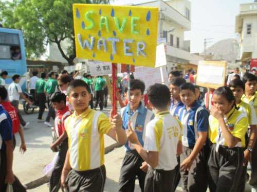 Water Conservation Rally by The Study Senior Secondary School