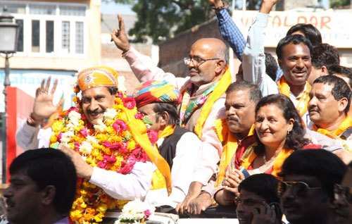 BJP carries out Victory Rally