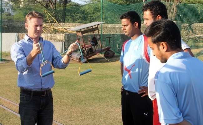 John Gloster Shares Fitness Tips with Young Cricketers