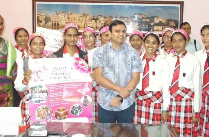 International Day of the Girl Child: School Girls meet Top Officials