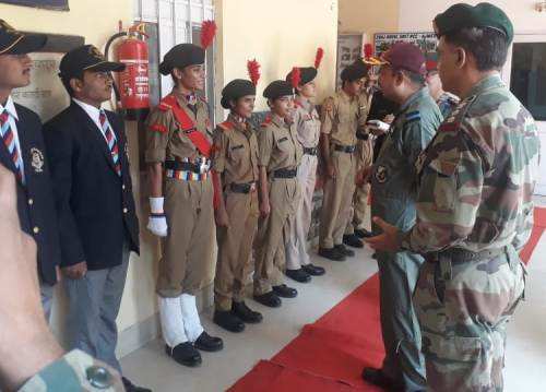 NCC cadets felicitated by DDG for exemplary performances
