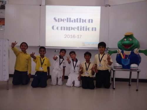 Spellathon competition organised at Witty