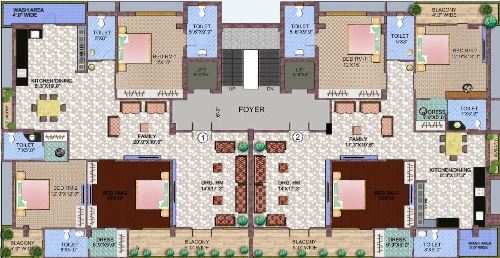 Unique architecture promises fine apartment living in Udaipur