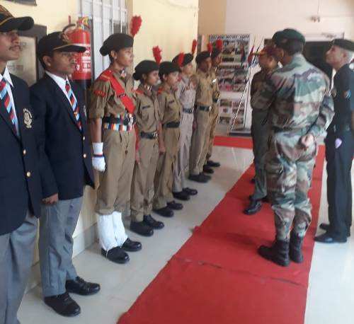 NCC cadets felicitated by DDG for exemplary performances