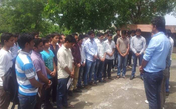 Students pray for friend's family who died in Uttrakhand Flood