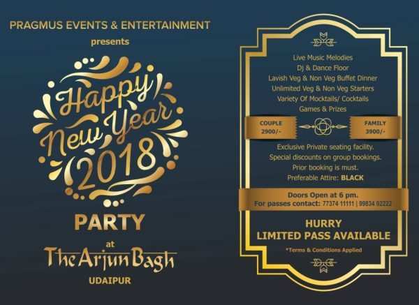 15 places to party in Udaipur on New Year’s Eve